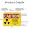 Signmission Radiation & Laser Sign, 10 in H x 14 in W, Plastic, Rectangle OS-2PACK-CR-P-1014-L-10168 - alternate 6